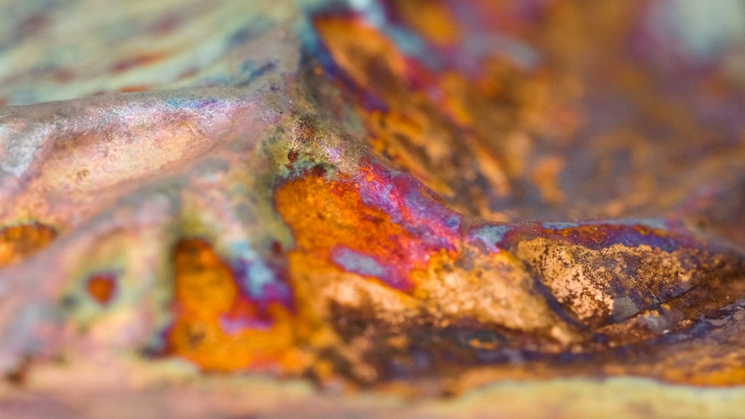 Visual illustration for science of patina vegetable tanned leather